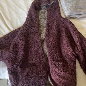 Urban Outfitters sherpa jacket reversible